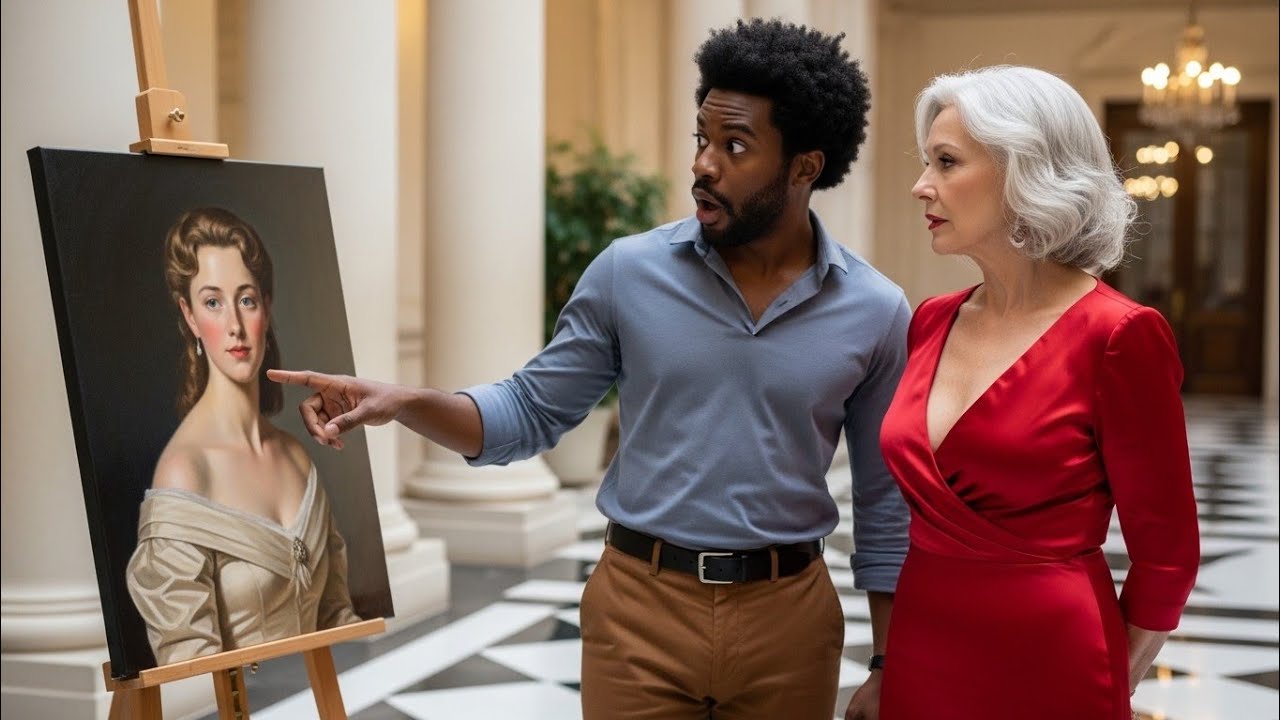 Black Single Dad Asks CEO,Why Is My Wife’s Picture on Your WallThe Shocking Truth Changes Everything