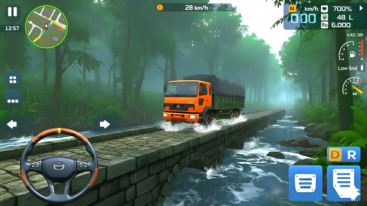 bharat benz heavy duty rigid trucks | BUSSID Silent Truck Mod Gameplay 🚛 simulator indonesia