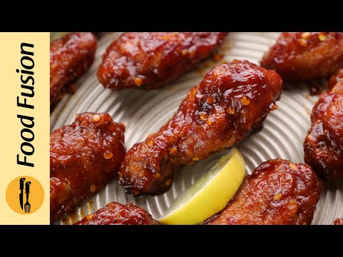 Spicy BBQ Chicken Wings Recipe by Food Fusion