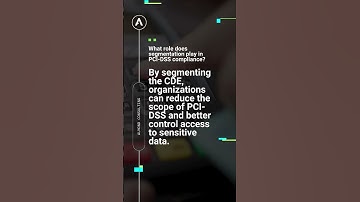 PCI-DSS 4.0 Exam Prep: What Role does Segmentation Play in PCI-DSS? #creditcardsafety