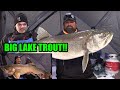 Ice Fishing for BIG Lake Trout at Bakers Narrows Lodge!