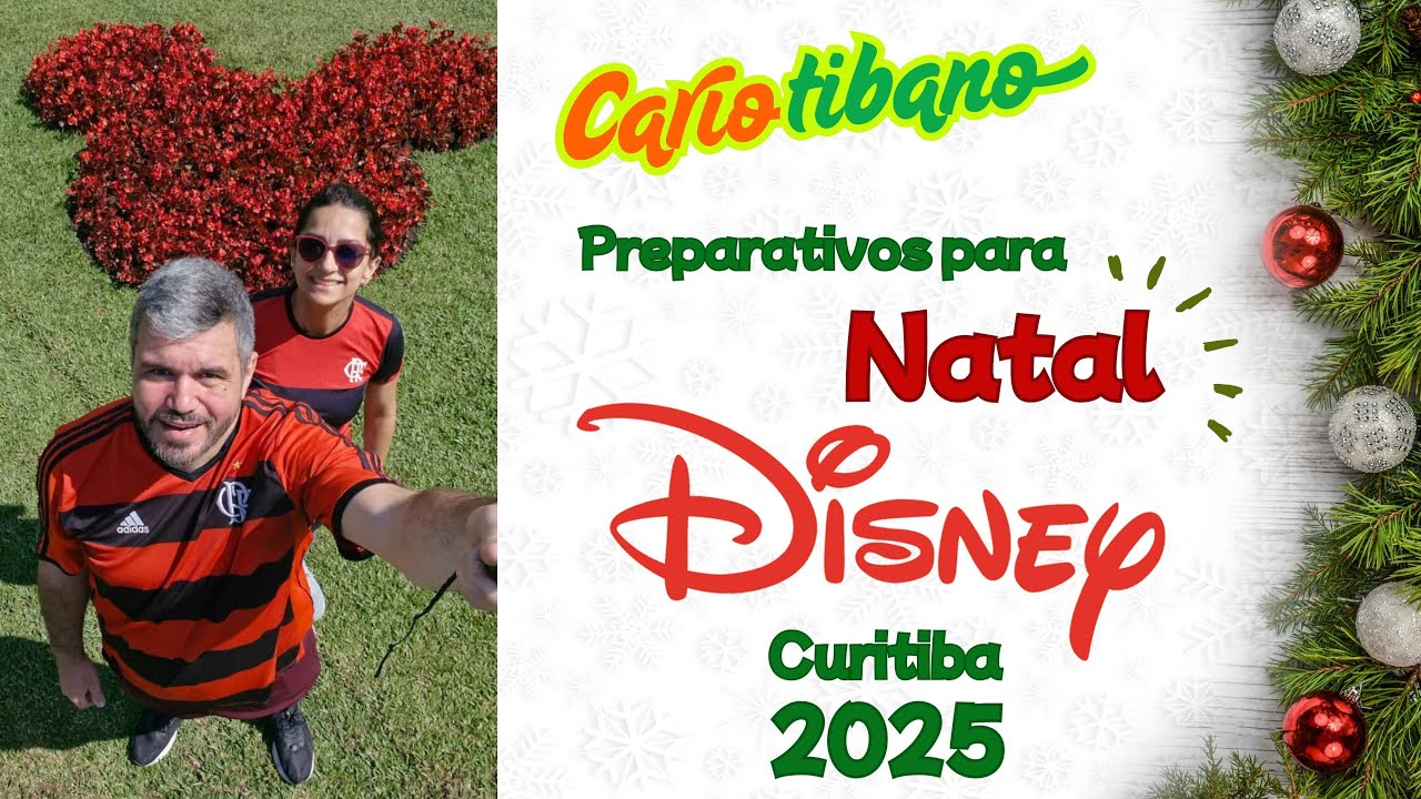 Como está o Parque Disney Celebra? Natal de 2025 em Curtiba