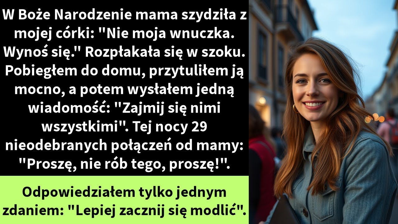 W Boże Narodzenie mama szydziła z mojej córki: 