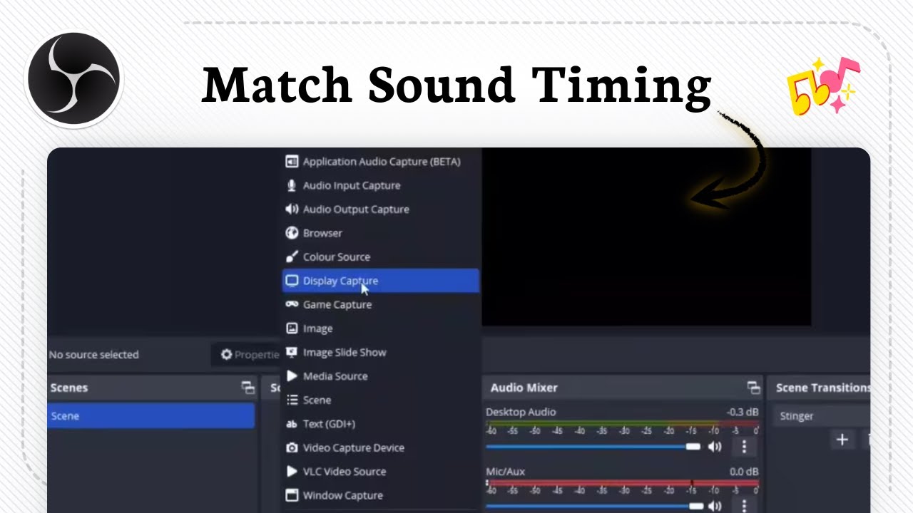 How to sync audio and video in OBS Studio - YouTube