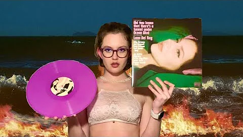 Lana del Rey's "Did you know that there's a tunnel under Ocean Blvd" Unpacking (Amazon Pink Vinyl)