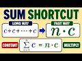 (Summing a Constant) Σc for i=1 to n is n·c