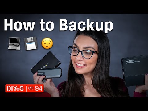 How Do You Backup Your Computer?  DIY in 5 Ep 94