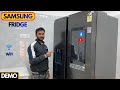 Samsung 615L side by side family hub refrigerator demo and review