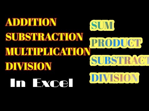 How to perform Addition Subtraction Multiplication Division Formula in ...