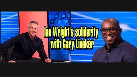 Ian Wright has pulled out of Match of the Day in solidarity with Gary lineker #news #bbc
