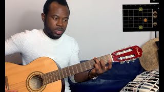 Olandi Nga Ti Awa - Moise Mbiye | Expliqué | Guitare Tutorial