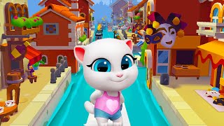 RUN! RUN! RUN! TALKING TOM GOLD RUN NEW VENICE CANALS WORLD TALKING ANGELA screenshot 2
