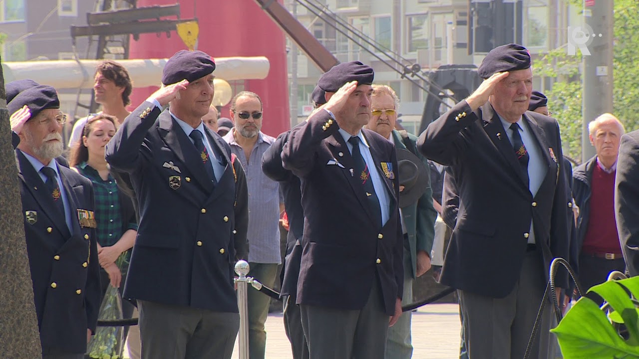 Rotterdam herdenkt bombardement op de stad 78 jaar geleden