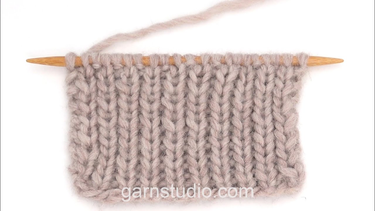 How to work knit 1, purl 1 (back and forth) – UK / US knitting