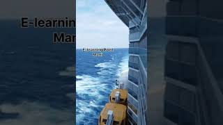 Beautiful Blue Ocean View Through Big Cruise Pleasant Atmosphere E-Learning Point Mani