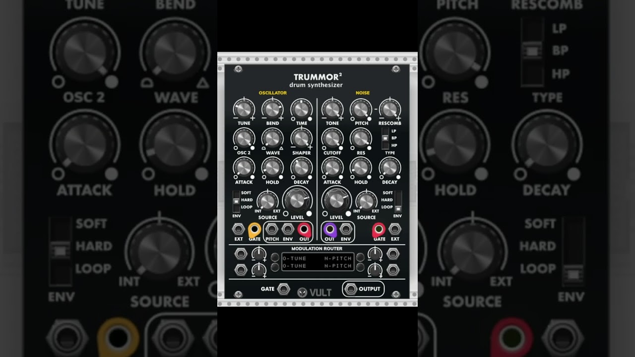 TRUMMOR 2 Demo | Techno, IDM & Distorted Hats in VCV Rack 