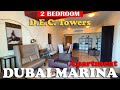 Inside 2 bedroom apartment in DEC Towers Dubai Marina