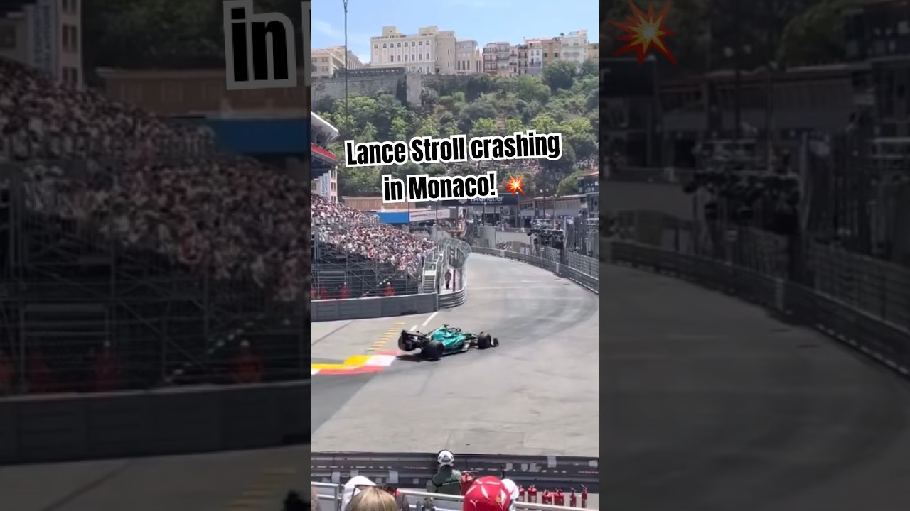 Lance Stroll CRASHES in Monaco FP3! 