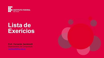 Aula 6 Lista de exercícios (Java) - PR3S4