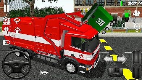 Trash Truck Simulator #5 - Android IOS gameplay walkthrough