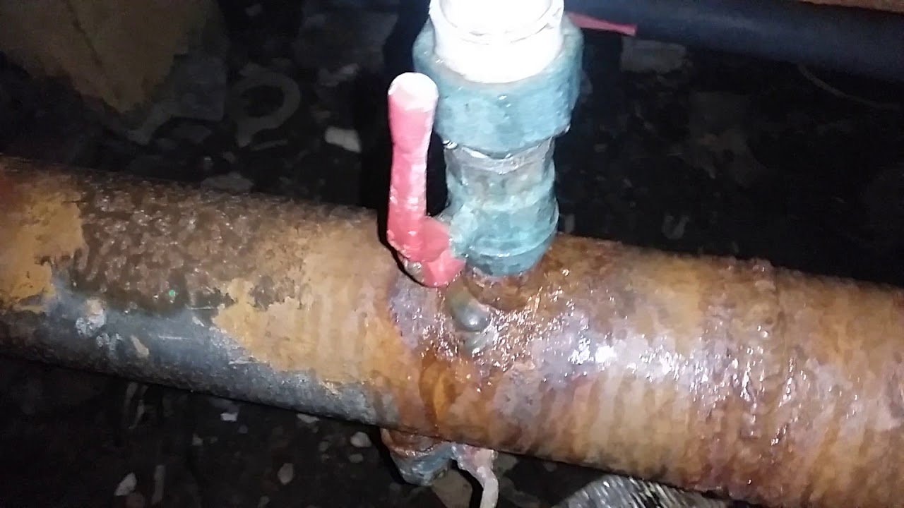 Головная задвижка холодной воды не работает. Отсутствует водомер - YouTube