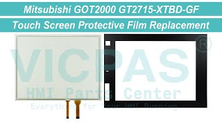 Mitsubishi GOT2000 GT2715-XTBD-GF Overlay Touch