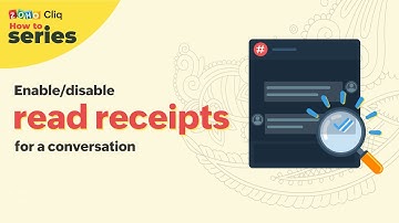 How-To Videos | Read receipts in Cliq |  Zoho Cliq