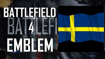 Battlefield 4 / BF4 Sweden / Swedish Flag Emblem Tutorial