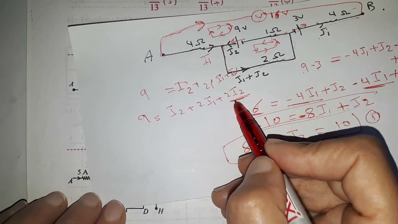 مساله علي كيرشوف من كتاب الوسام بنك وأفكار عاليه تالتة ثانوي فيزياء