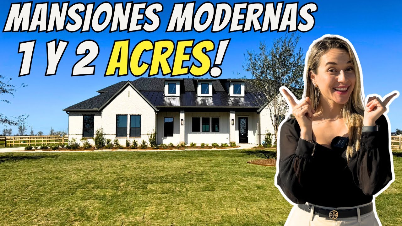 Inmensas casas nuevas de 1 y 2 acres en una de las comunidades top de Waller, Texas