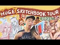Sketchbook tour 2021 5 finished sketchbooks 