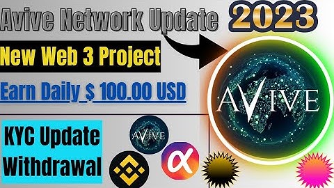 AVIVE Mining App New Update 🤑 1 VV Coin $ 100.00 USD 🤑 letest update