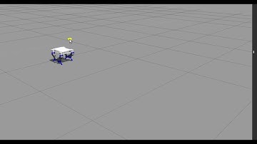 Quadruped Dynamic Walk. Gazebo Simulation #2- Falling