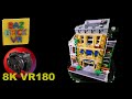 8K VR180 3D BazBrickVR S01E03 - Lego set 10278 Police Station review (Travel/Lego ASMR/Music 4K/8K)