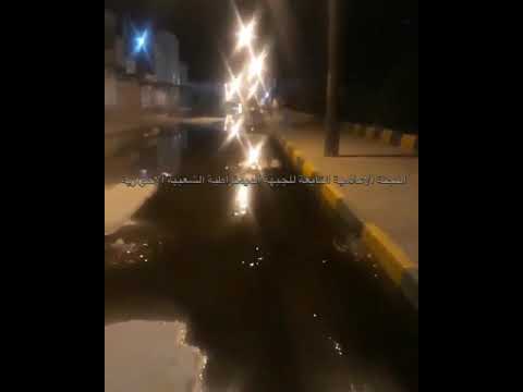 فيضان مياه مجاري الصرف الصحي في مدينة الفلاحية في الاحواز المحتلة...!