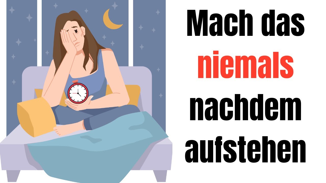 Mach das niemals nachdem aufstehen! YouTube
