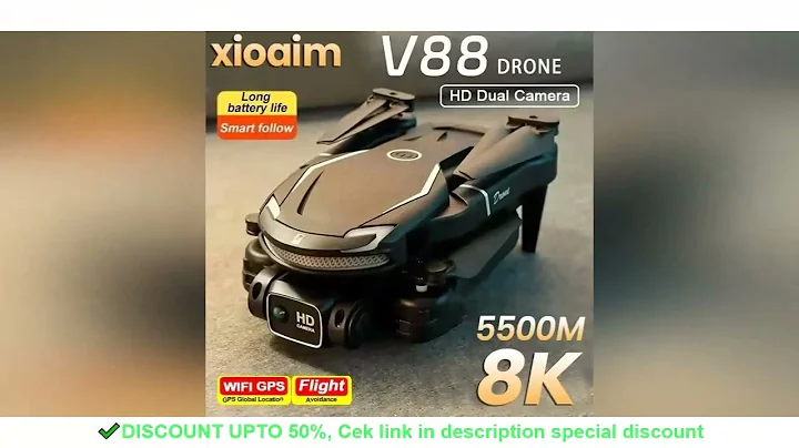 REVIEW For Xiaomi V88 Drone 8K 5G GPS Professional HD Aerial Photography Remote Control Aircraft HD