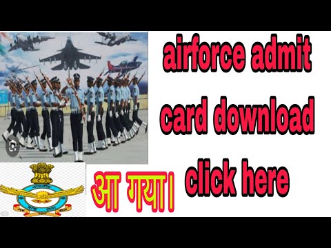 👉👉airforce admit card downloaded click में डाउनलोड #airforce📢📢 #airforceadmitcard