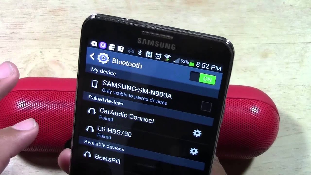 how to connect beats to samsung