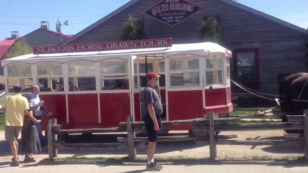 horse drawn tours st jacobs