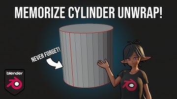 Easily Remember How to UV Unwrap a Cylinder in Blender!