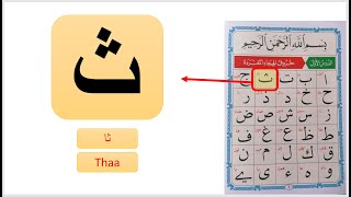 4 - Thaa ( ث ) - (Writing Arabic Alphabet)