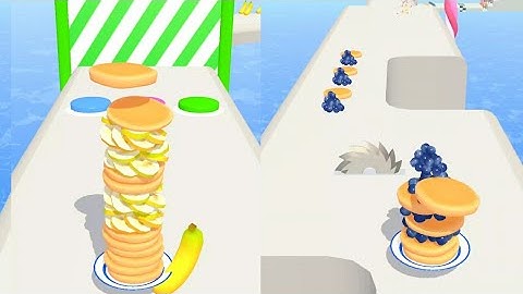 Pancake Run Gameplay Level 14 - 15 ( Android & IOS GamePlays )
