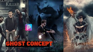 PicsArt ghost concept photo editing | ghost photo editing | full tutorial in PicsArt screenshot 4