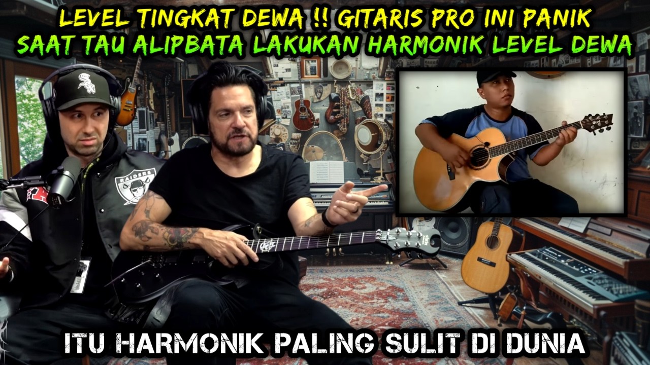 Level Tingkat Dewa ❗ Gitaris ini Panik Saat Tau Alip Ba Ta Lakukan Harmonik Level Dewa
