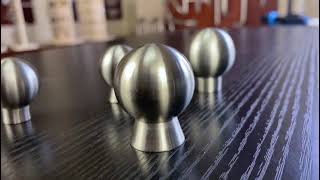 Different style and size stainless steel drawer knobs Profile