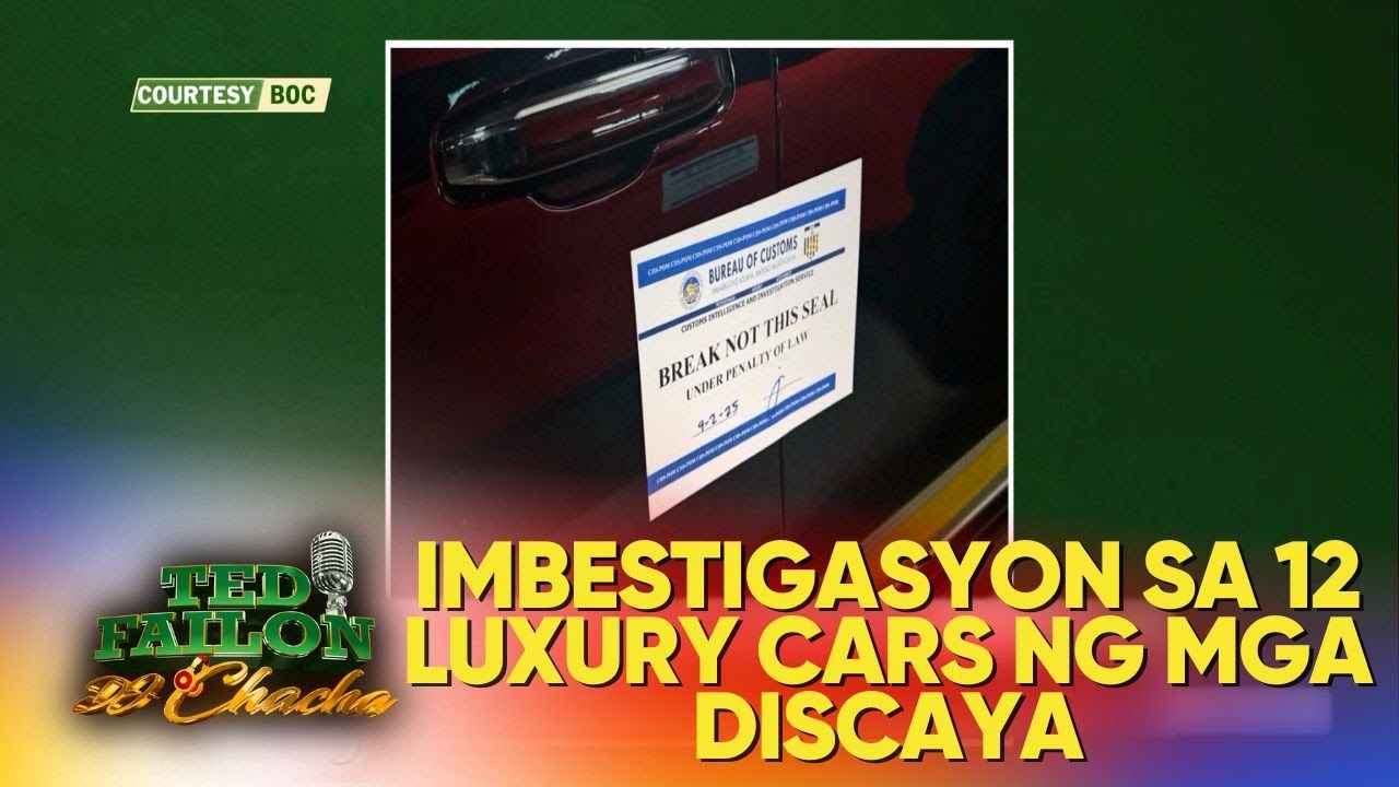 Ilan pang luxury cars ng mga Discaya na nasa search warrant, isinuko sa BOC | Ted Failon & DJ Chacha