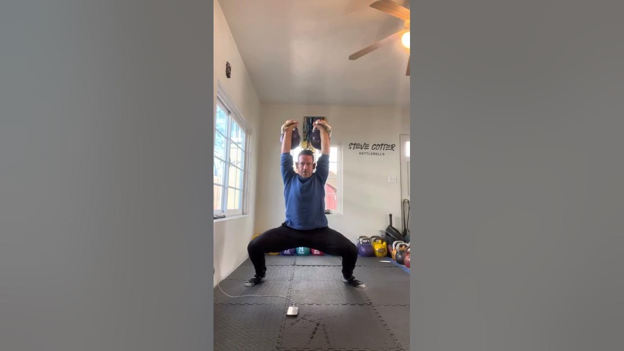 2x20kg Deep Horse Stance w/ OH hold YouTube