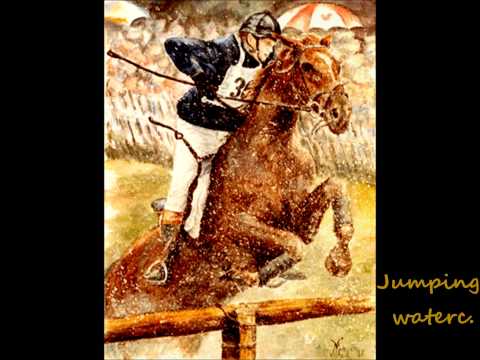 Varga Mari - Paintings - Horses