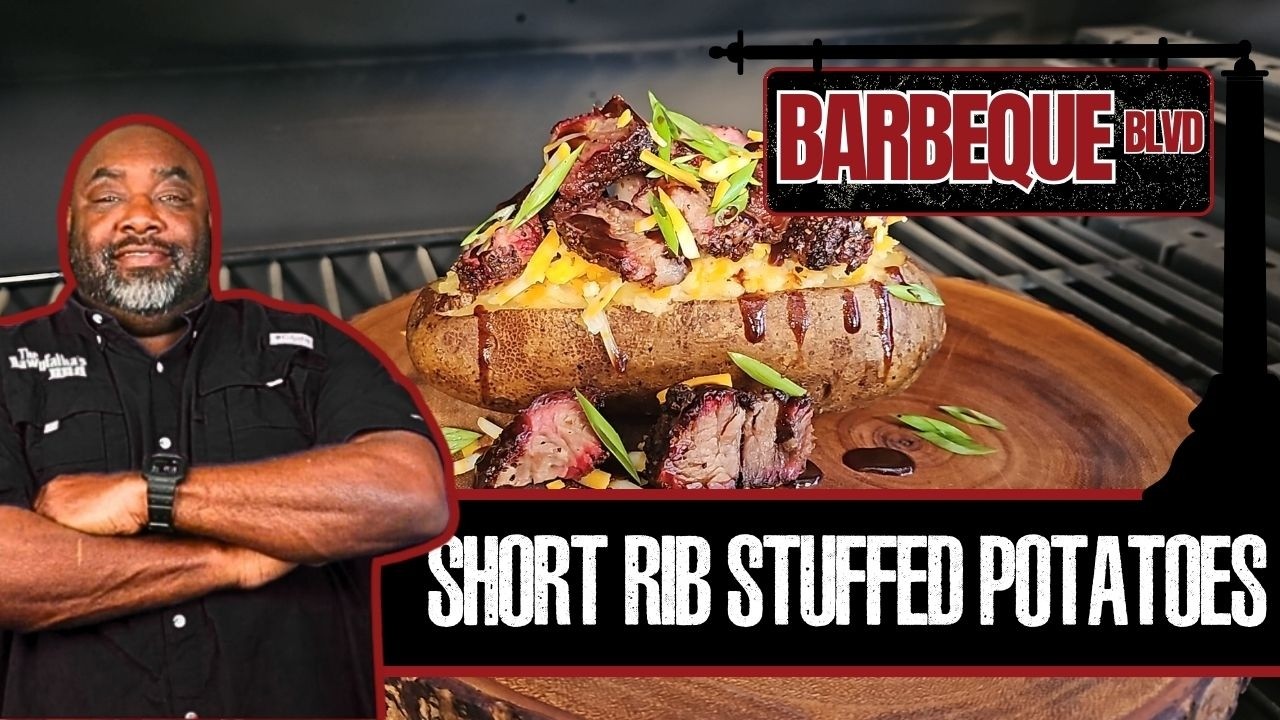 Картофель, фаршированный копчеными говяжьими ребрышками | Pit Boss Grills